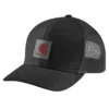 Rugged Flex™ twill-truckerhat med mesh-bagside og logo-patch