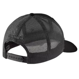 Rugged Flex™ twill-truckerhat med mesh-bagside og logo-patch