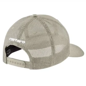 Rugged Flex™ twill-truckerhat med mesh-bagside og logo-patch