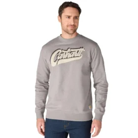 Sawyer Graphic Script-sweatshirt med rund hals til mænd