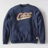 Sawyer Graphic Script-sweatshirt med rund hals til mænd
