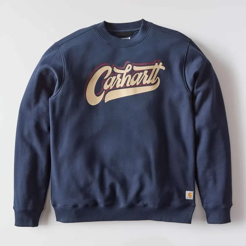 Sawyer Graphic Script-sweatshirt med rund hals til mænd