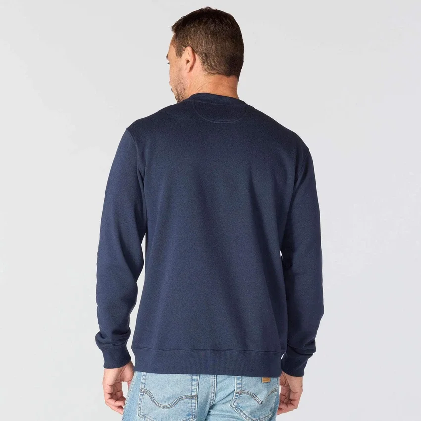 Sawyer Graphic Script-sweatshirt med rund hals til mænd