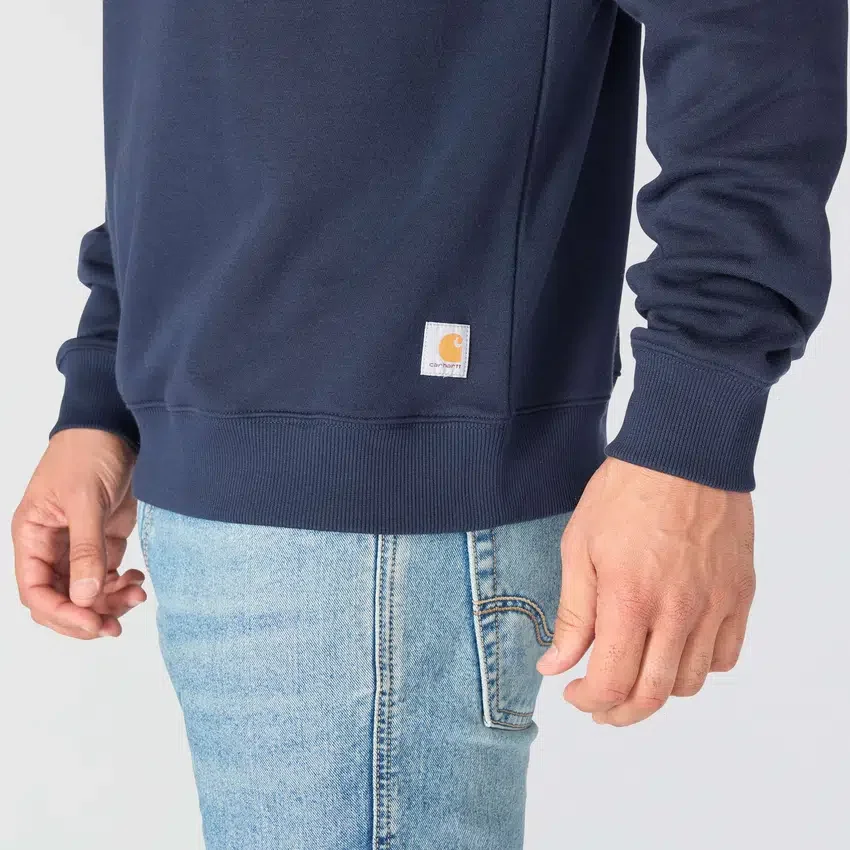 Sawyer Graphic Script-sweatshirt med rund hals til mænd