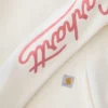 Sawyer Script Logo-hættetrøje med løse ærmer til kvinder