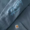Sawyer Script Logo-hættetrøje med løse ærmer til kvinder