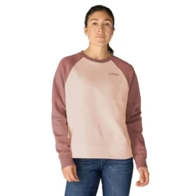 Sawyer-sweatshirt med rund hals og løs pasform til kvinder