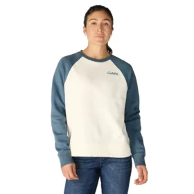 Sawyer-sweatshirt med rund hals og løs pasform til kvinder