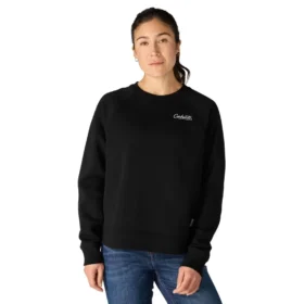Sawyer-sweatshirt med rund hals og løs pasform til kvinder
