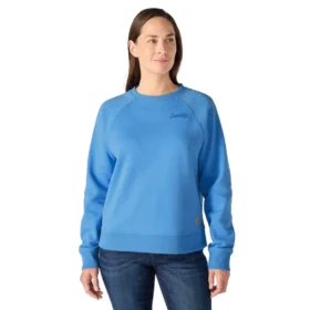 Sawyer-sweatshirt med rund hals og løs pasform til kvinder