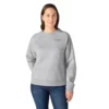 Sawyer-sweatshirt med rund hals og løs pasform til kvinder