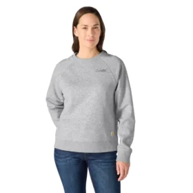 Sawyer-sweatshirt med rund hals og løs pasform til kvinder