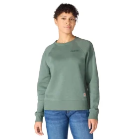 Sawyer-sweatshirt med rund hals og løs pasform til kvinder