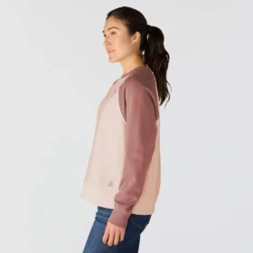 Sawyer-sweatshirt med rund hals og løs pasform til kvinder