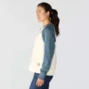Sawyer-sweatshirt med rund hals og løs pasform til kvinder
