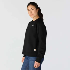 Sawyer-sweatshirt med rund hals og løs pasform til kvinder