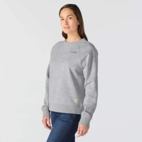 Sawyer-sweatshirt med rund hals og løs pasform til kvinder