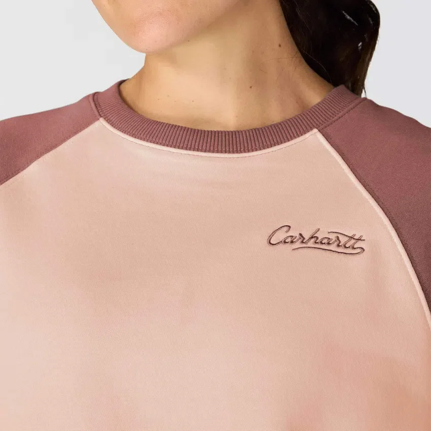 Sawyer-sweatshirt med rund hals og løs pasform til kvinder
