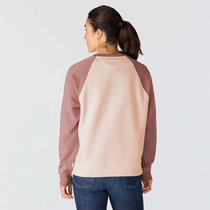 Sawyer-sweatshirt med rund hals og løs pasform til kvinder