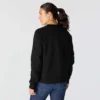 Sawyer-sweatshirt med rund hals og løs pasform til kvinder