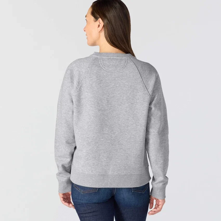 Sawyer-sweatshirt med rund hals og løs pasform til kvinder