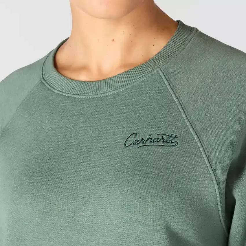 Sawyer-sweatshirt med rund hals og løs pasform til kvinder