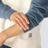 Sawyer-sweatshirt med rund hals og løs pasform til kvinder