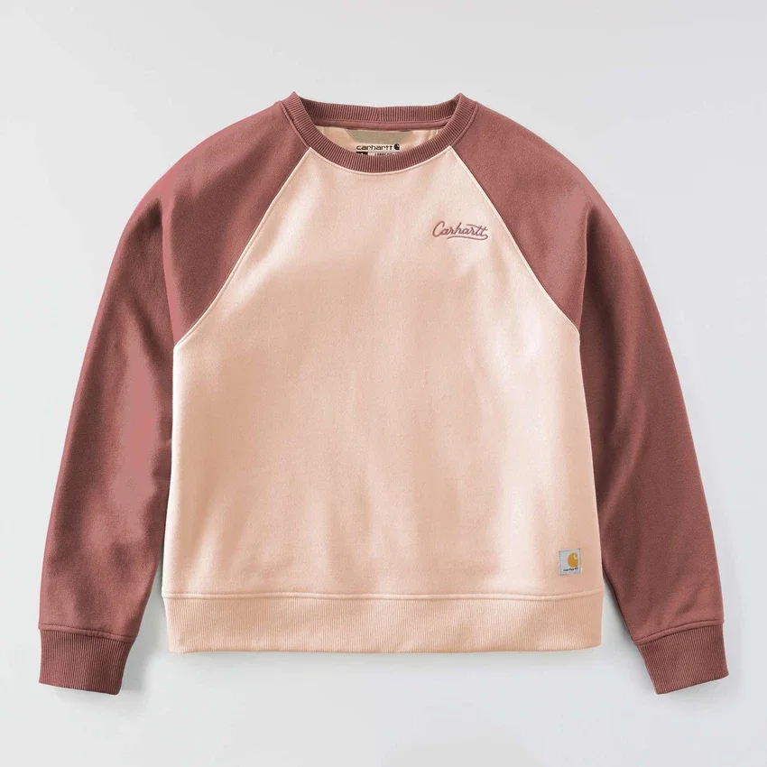 Sawyer-sweatshirt med rund hals og løs pasform til kvinder