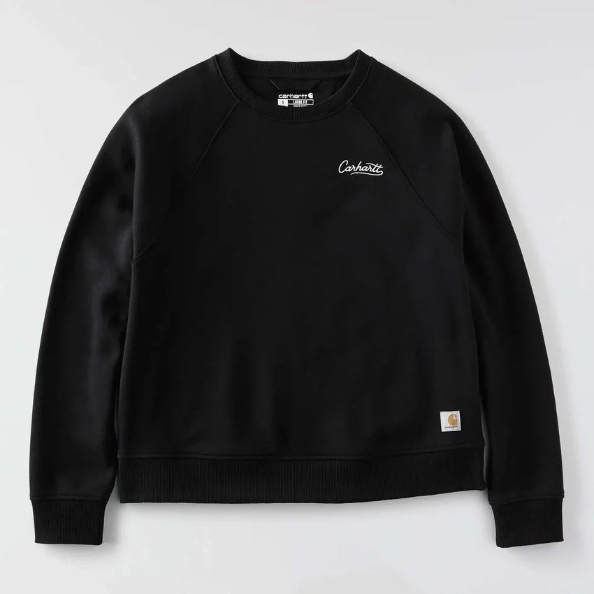 Sawyer-sweatshirt med rund hals og løs pasform til kvinder