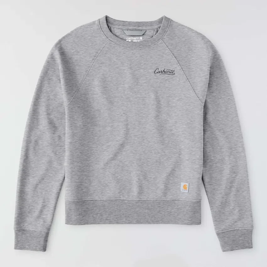 Sawyer-sweatshirt med rund hals og løs pasform til kvinder
