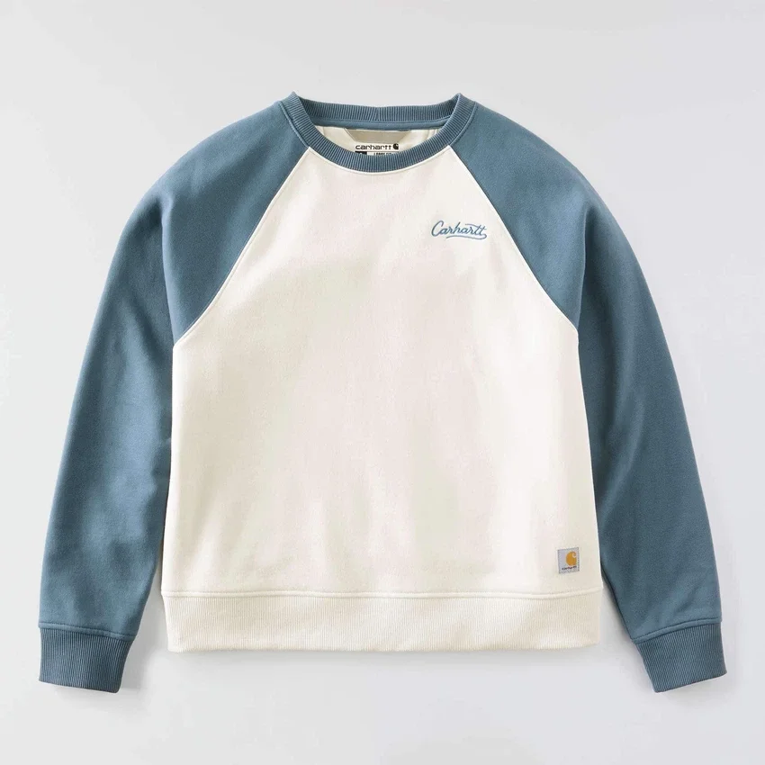 Sawyer-sweatshirt med rund hals og løs pasform til kvinder