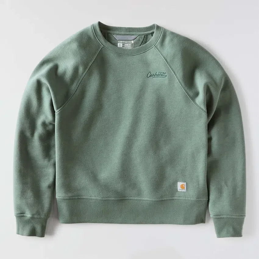 Sawyer-sweatshirt med rund hals og løs pasform til kvinder