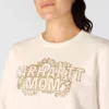 Sawyer-sweatshirts med rund hals og grafisk motiv til kvinder til Mors Dag