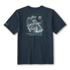 Shenandoah National Park-skjorte med grafisk motiv til mænd