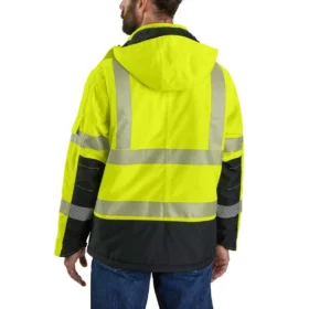 Sherwood høj synlighed klasse 3 isoleret regnjakke til mænd: Rain Defender-jakke