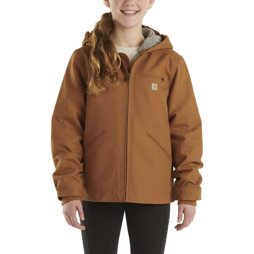 Sierra-jakke med sherpa-for til piger (børn/unge)