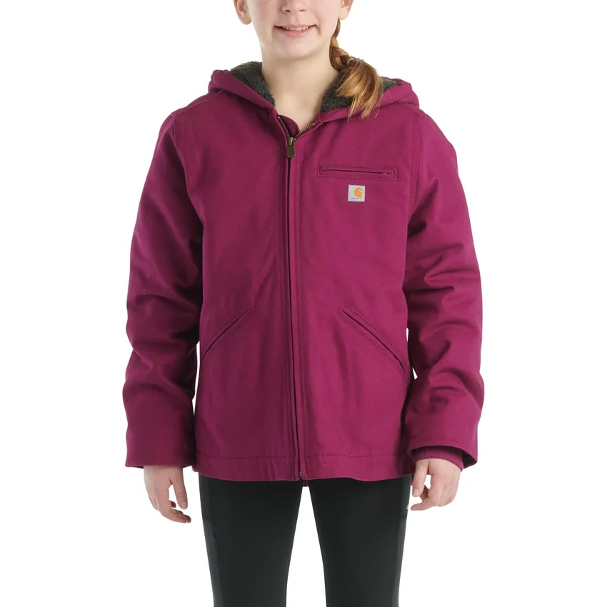 Sierra-jakke med sherpa-for til piger (børn/unge)