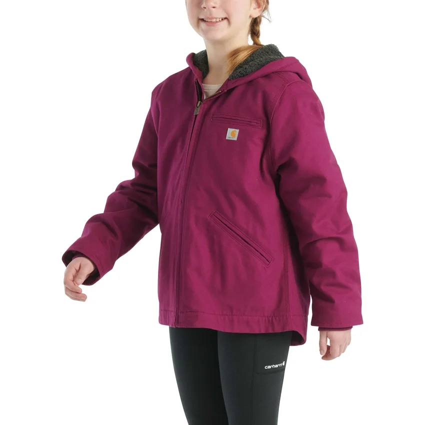 Sierra-jakke med sherpa-for til piger (børn/unge)