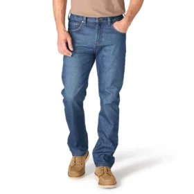 Slim Straight Rugged Flex-arbejdsjeans til mænd