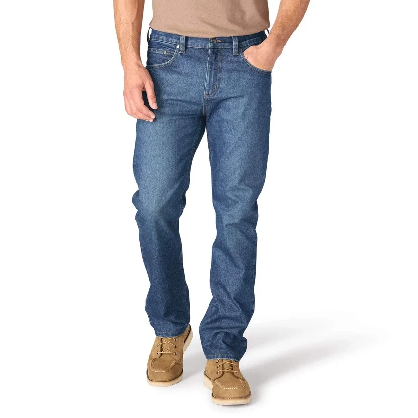 Slim Straight Rugged Flex-arbejdsjeans til mænd