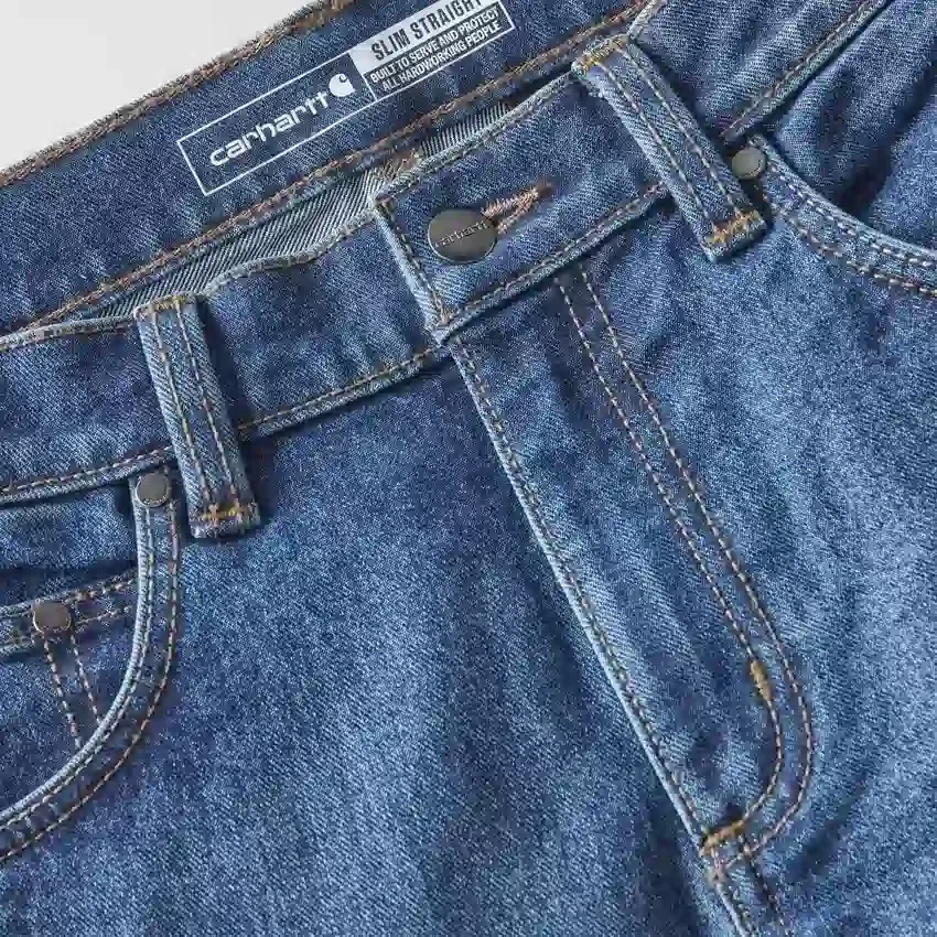 Slim Straight Rugged Flex-arbejdsjeans til mænd