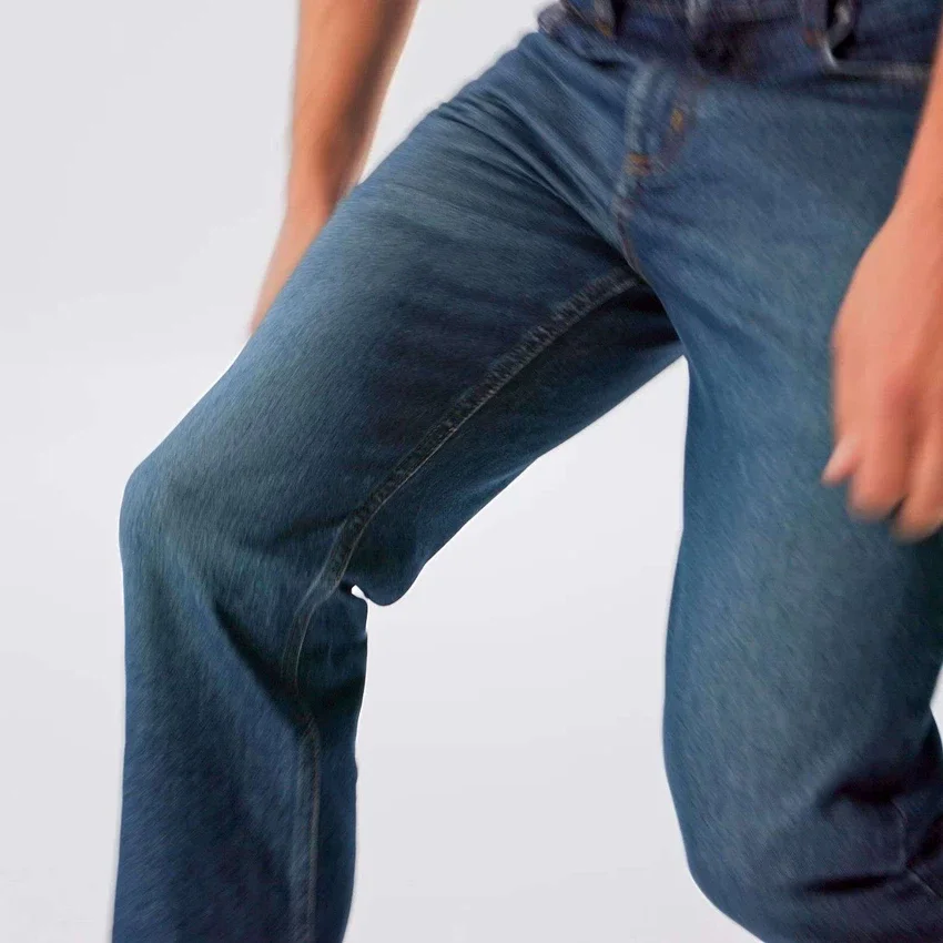 Slim Straight Rugged Flex-arbejdsjeans til mænd