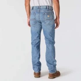 Slim Straight Rugged Flex-arbejdsjeans til mænd