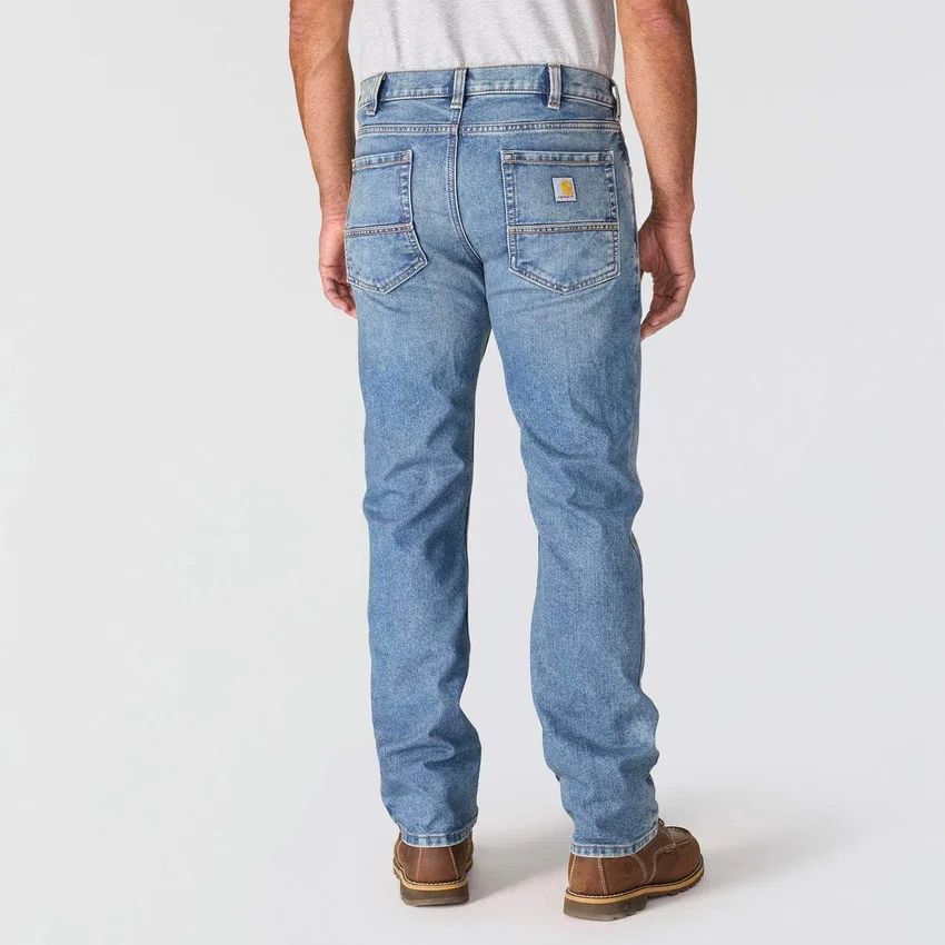 Slim Straight Rugged Flex-arbejdsjeans til mænd