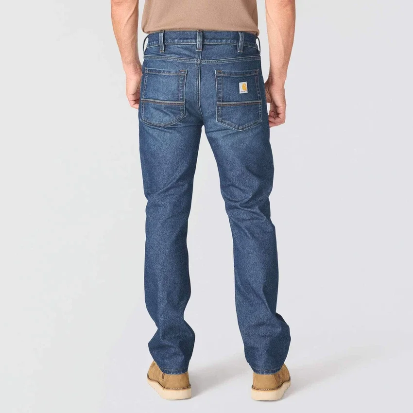 Slim Straight Rugged Flex-arbejdsjeans til mænd