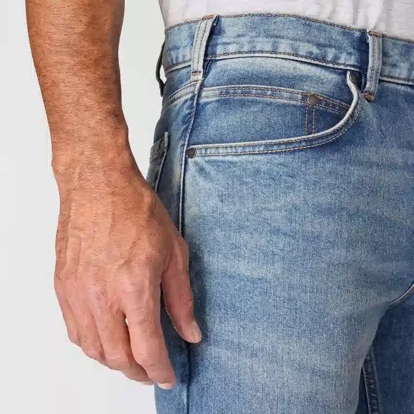 Slim Straight Rugged Flex-arbejdsjeans til mænd