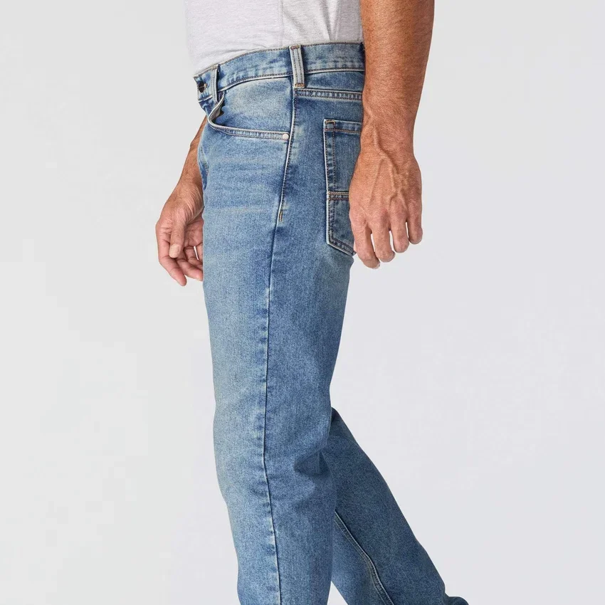 Slim Straight Rugged Flex-arbejdsjeans til mænd