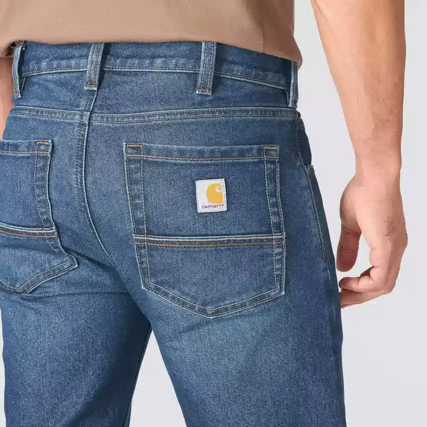 Slim Straight Rugged Flex-arbejdsjeans til mænd