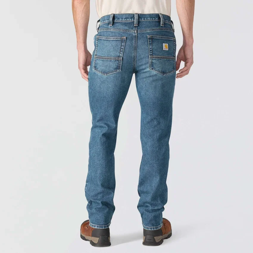 Slim Tapered Rugged Flex-arbejdsjeans til mænd