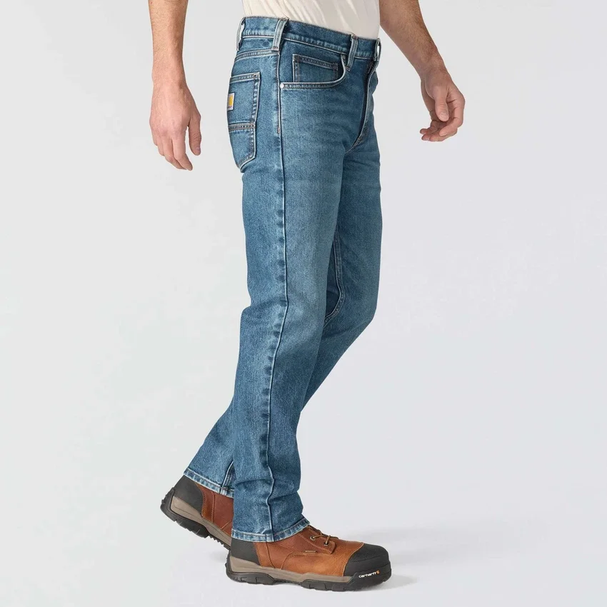 Slim Tapered Rugged Flex-arbejdsjeans til mænd
